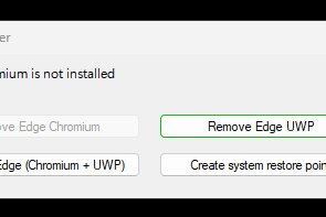 Microsoft Edge Remover 2.7 Portable