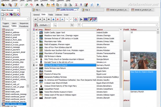 Database Tour Pro 11.3.0.209