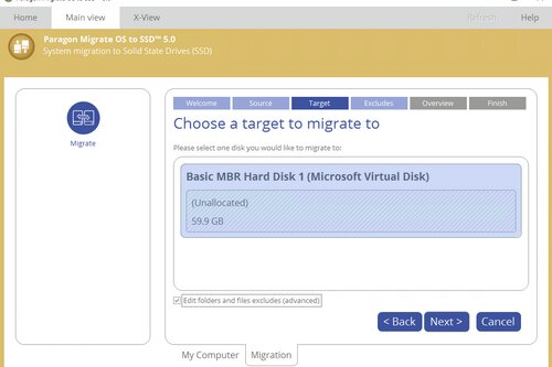 Paragon Migrate OS to SSD 5.0 BootCD