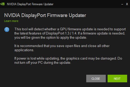 NVIDIA Graphics Firmware Update Tool 1.1 