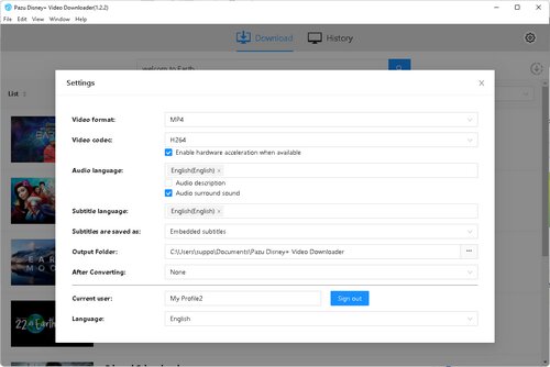 Pazu Disney+ Video Downloader 1.6.1 | Portable