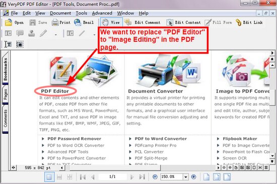 VeryPDF PDF Editor 5.0