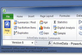 ActiveData For Excel 5.0.508