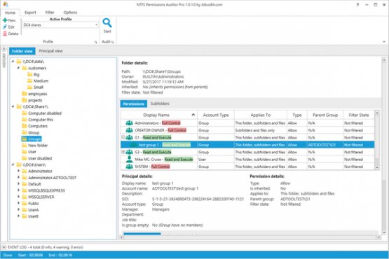 AlbusBit NTFS Permissions Auditor Pro 25.3.13.0 | Portable