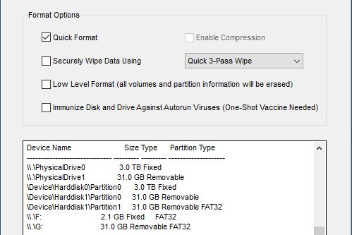 Big FAT32 Format 2.00 | Pro Portable