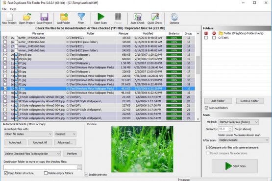 MindGems Fast Duplicate File Finder 6.5.0.3 Basic | Pro