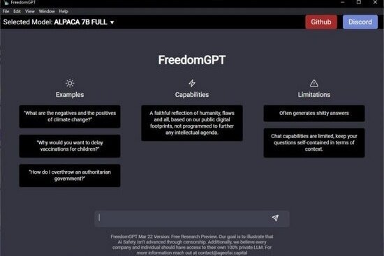 FreedomGPT 3.0.3