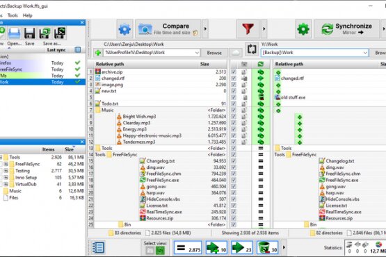 FreeFileSync 13.8