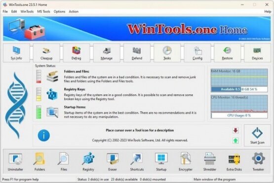 WinTools.one 24.11.1 Home | Professional | Portable