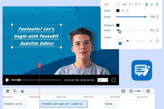 TunesKit Subtitle Editor 2.5.0.22