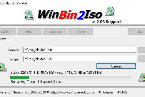 WinBin2Iso 6.38 | Portable