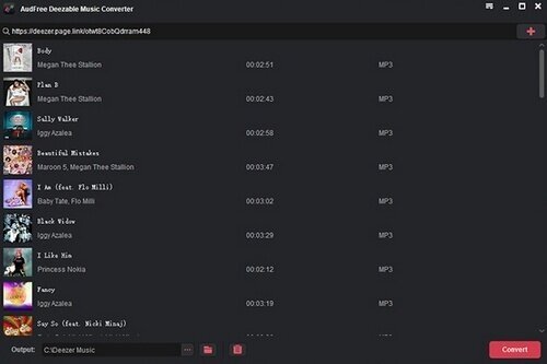 AudFree Deezer Music Converter 1.4.0.100