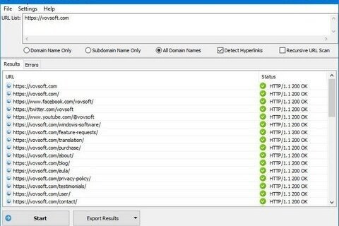 VovSoft Broken Link Detector 4.2 | Portable