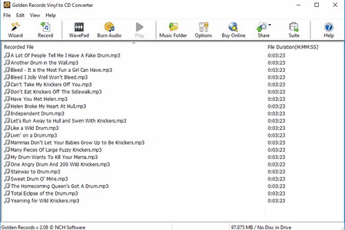 NCH Software Golden Records Plus v3.03