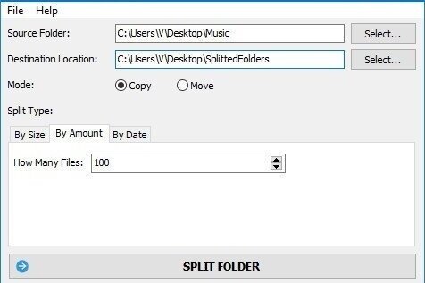 VovSoft Folder Splitter 1.2 | Portable