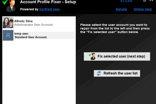 Account Profile Fixer (APF) 1.9.0.0 Portable