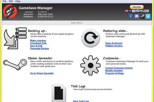 GameSave Manager 3.1.551.0