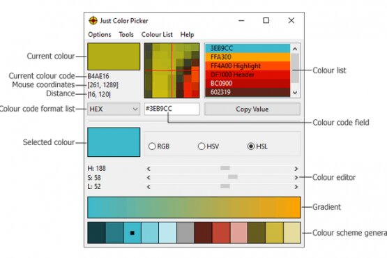 Just Color Picker 6.0 Portable