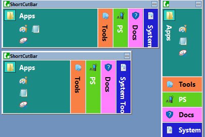 ShortCutBar 1.0 Beta 1 | Portable