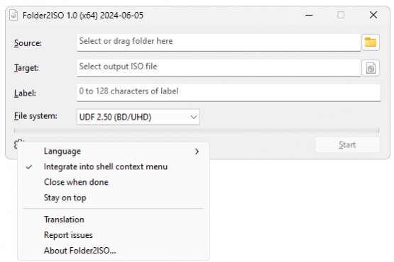 Folder2ISO 1.4.3 Portable