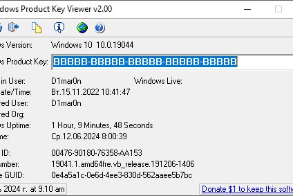 Windows Product Key Viewer 2.00 Portable