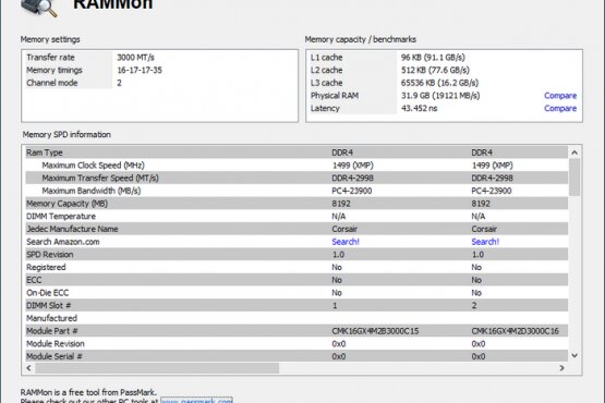 PassMark RAMMon 3.3 Build 1000 | Portable