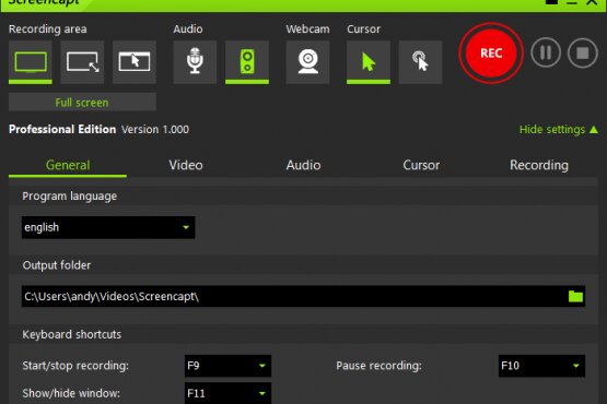 ASCOMP Screencapt Professional 2.003 | Portable | RePack by elchupacabra