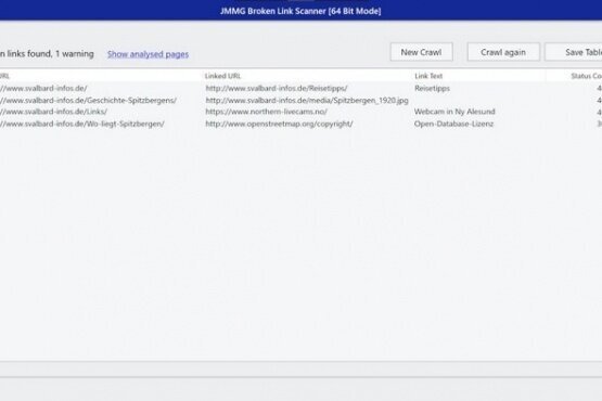 JMMGC Broken Link Scanner 1.50