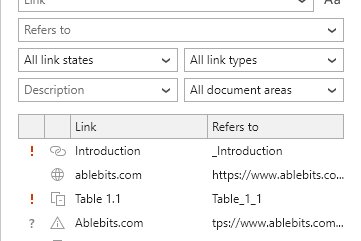 Ablebits Link Checker for Word 4.3.473.2144