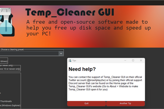 Temp_Cleaner GUI 7.1 | Portable