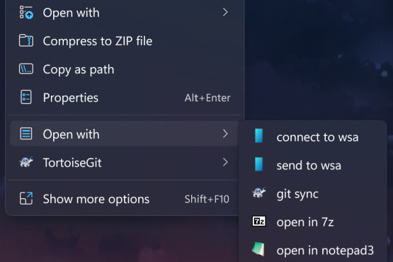 Custom Context Menu 5.5.7.0