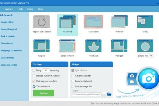 Apowersoft Screen Capture Pro 1.5.5.0 | Portable | RePack by elchupacabra