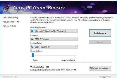Chris-PC Game Booster 5.22.08