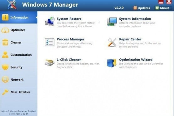 Yamicsoft Windows 7 Manager 5.2.0 | Portable | RePack by KpoJluk