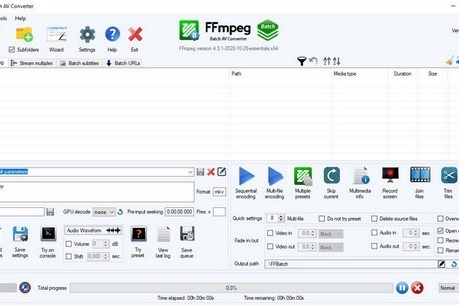 FFmpeg Batch AV Converter 3.2.0 | Portable