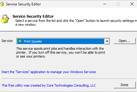 Service Security Editor 6.1.0.37 Portable