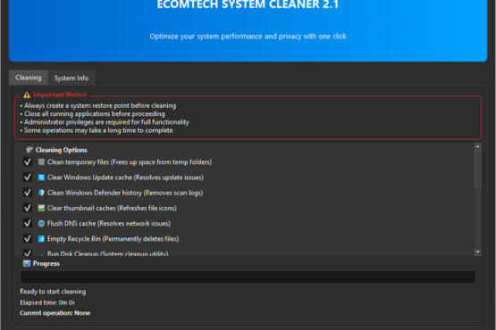 Ecomtech System Cleaner 2.1 Portable by rahfie27