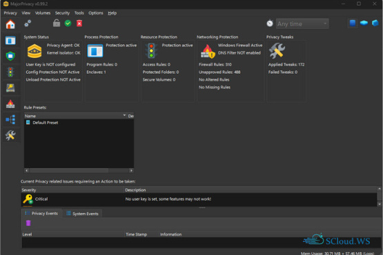 Major Privacy v0.99.2 Beta | Portable