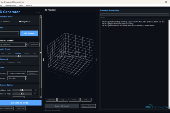 AI Text & Image to 3D Generator Pro 2.1.0 | Portable
